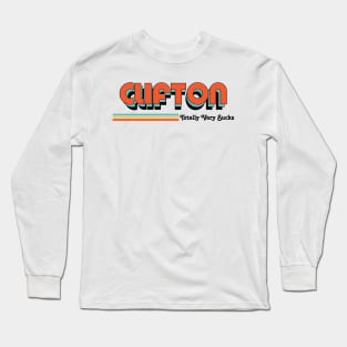 Clifton - Totally Very Sucks Long Sleeve T-Shirt